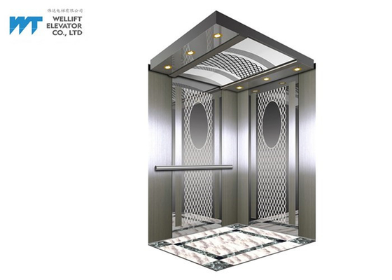 Comfortable Quieter Elevator Cabin Decoration Landing Door Height 2100 / 2200 MM