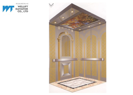 Elevator Cabin Decoration Luxury Mirror Design for Modern Passenger Lift
