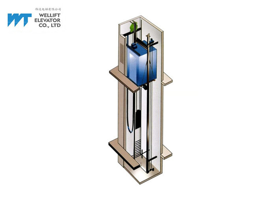 1000kg 1.5m / S Machine Roomless Passenger Elevator Save Construction Space