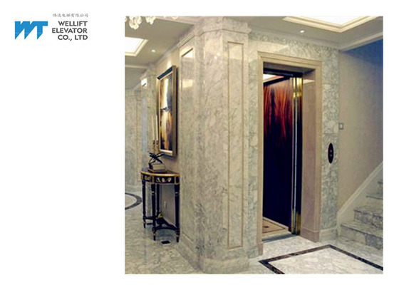 VVVF Control Luxury Home Elevators With LED Energy Saving Lighting