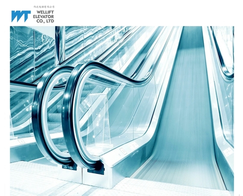 Streamline Handrail Design Parallel Escalator With Variable Frequency Control