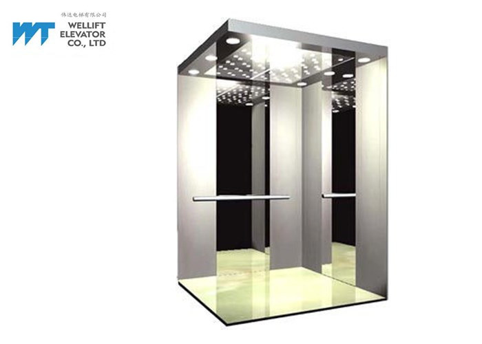 Beautiful Durable Passenger Lift Elevator With Mirror Hairline