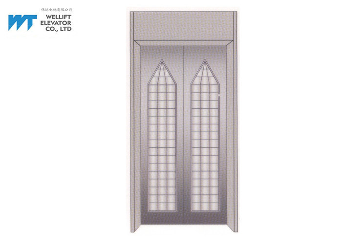 Geometry Pattern Lift Door, Shopping Mall Custom Elevator Doors Landing ...