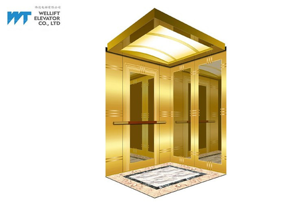 Luxurious Elevator Cabin Decoration Thickness 1.5MM For Hotel / Commercial Building