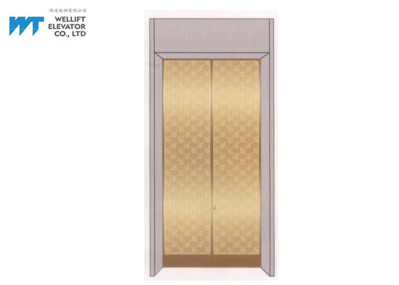 Hotel Passenger Elevator Cabin Decoration With PM Gearless Traction Machine