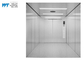 Painted Steel Car Freight Lift Elevator / Cargo Elevator With Anti Slip Plate Car Floor